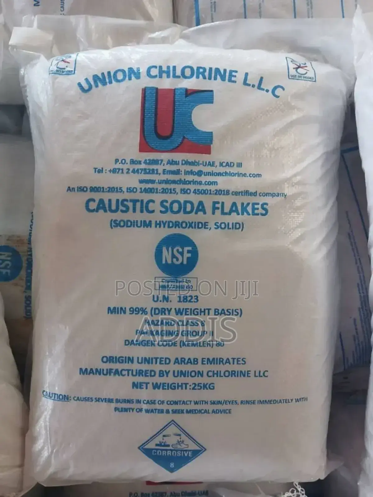 Caustic Soda 99% - DETERGENT/COSMETICS CHEMICALS and FOOD/BEVERAGE/BREWERY CHEMICALS chemicals imported and distributed by Jemachem Trading
